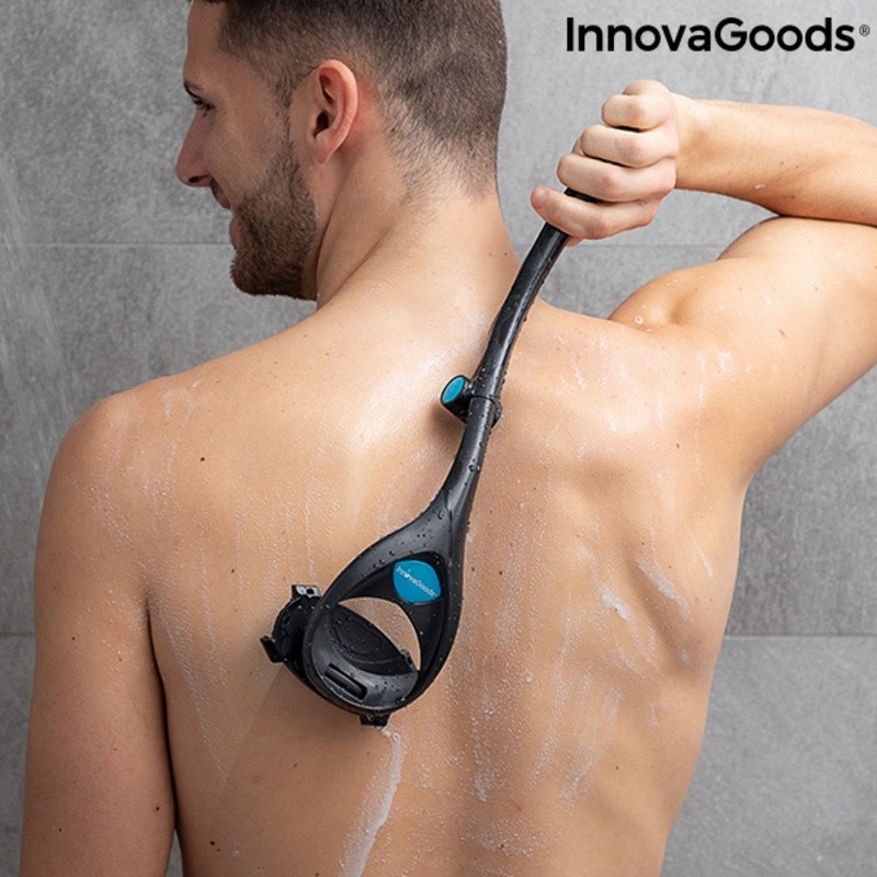 Omniver InnovaGoods folding razor for back and body - Innovagoods products at wholesale prices
