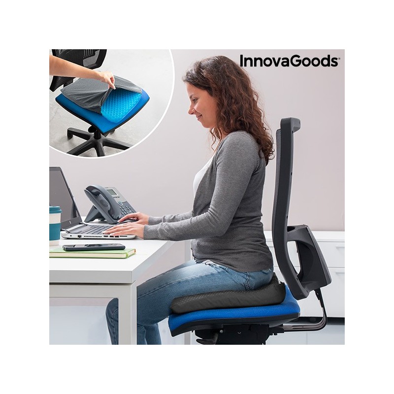 Coussin en Gel de Silicone nid d´Abeille Hexafresh InnovaGoods à prix de gros - Produits Innovagoods à prix grossiste