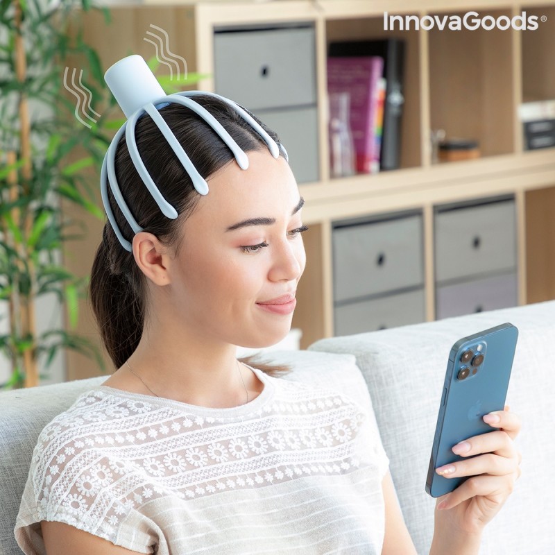 Helax InnovaGoods Rechargeable Head Massager - Massage accessory at wholesale prices