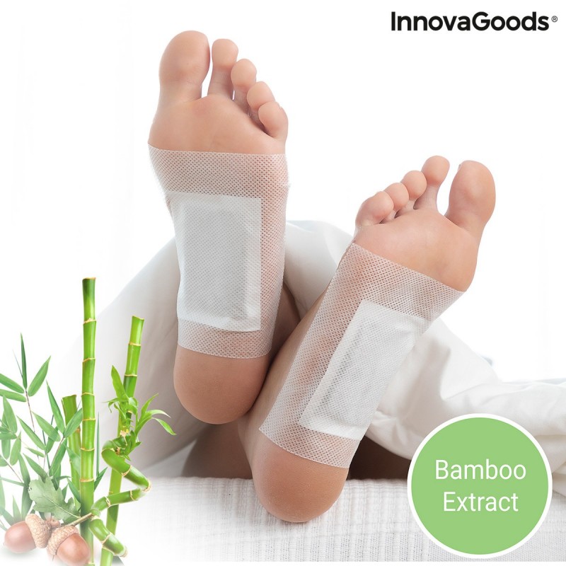 Patchs Détoxifiants pour les pieds Bamboo InnovaGoods 10 Unités à prix grossiste - Produits Innovagoods à prix de gros