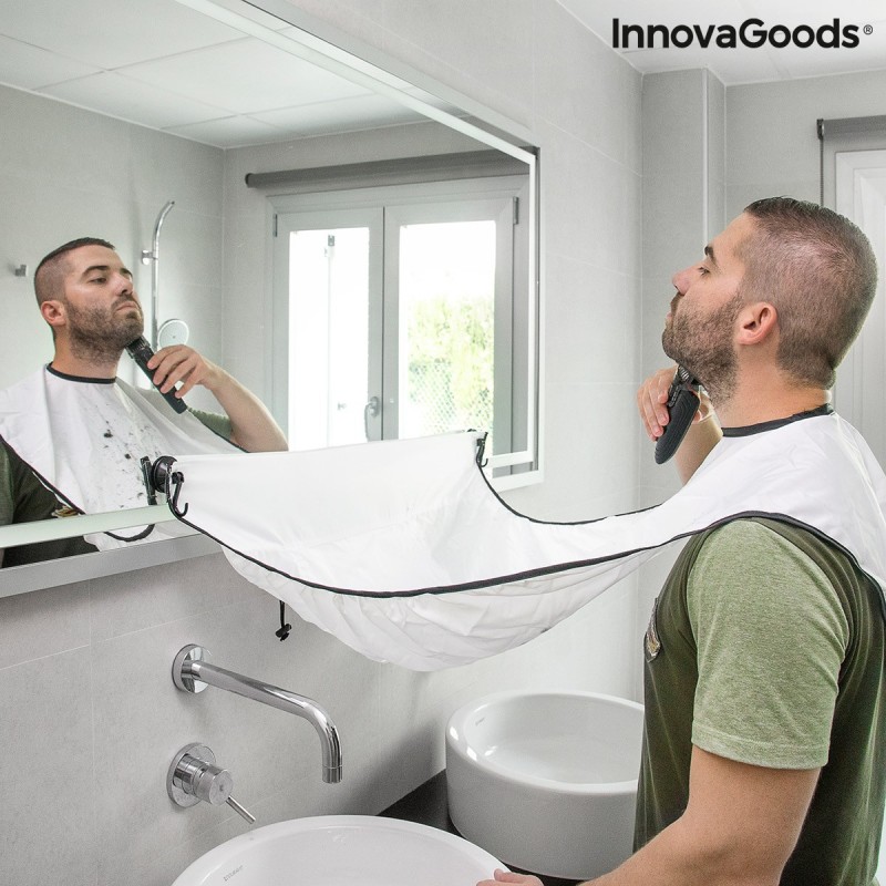 Bibdy InnovaGoods Shaving Apron with Suction Cups - shaving apron at wholesale prices