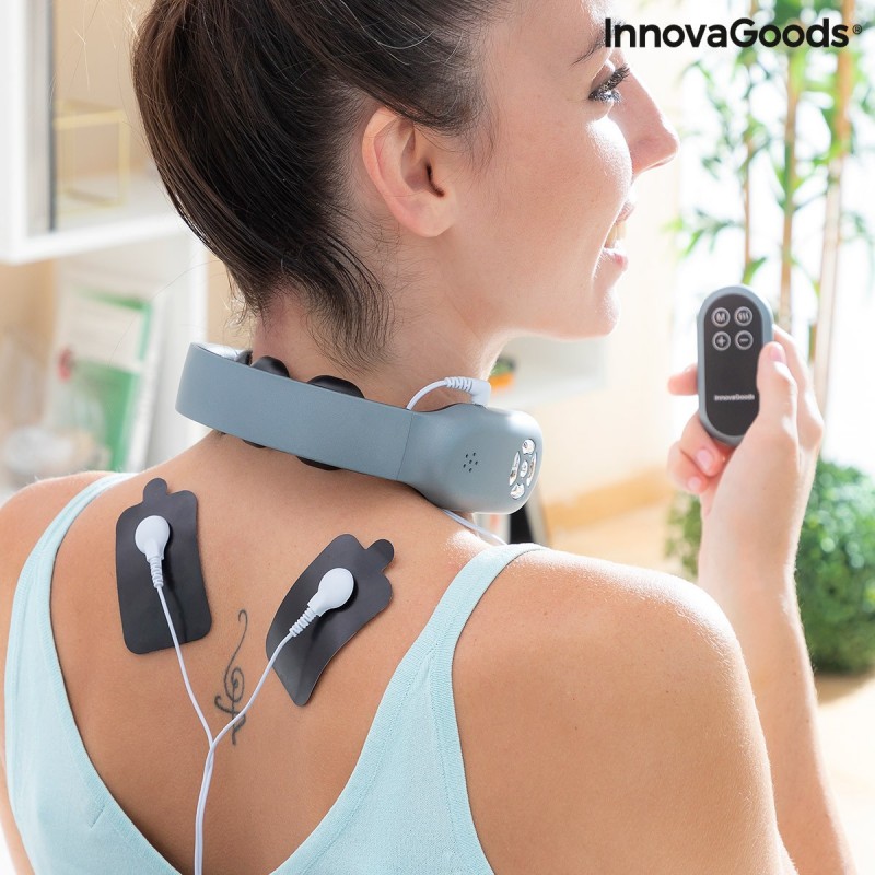 Masseur Cervical Rechargeable avec Télécommande Nekival InnovaGoods - Accessoire de massage à prix de gros