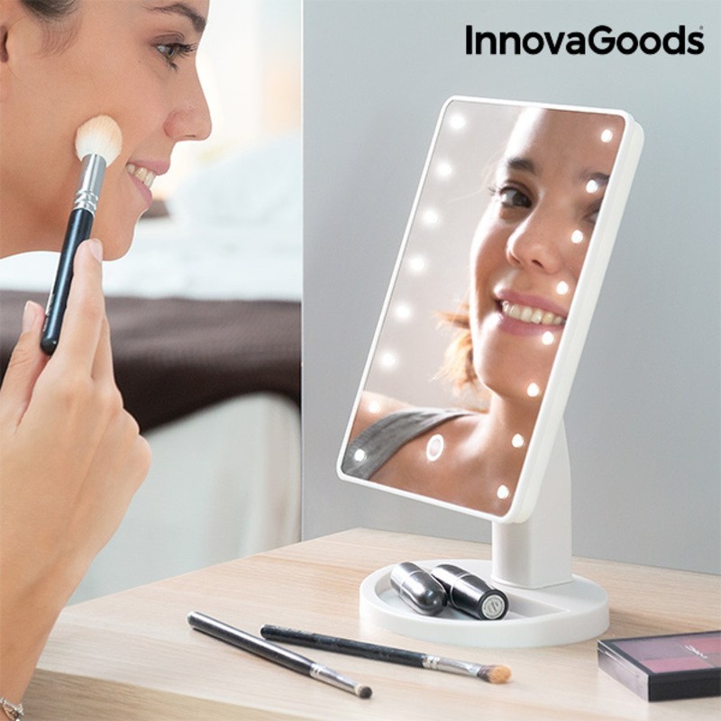 Miroir de Table LED Tactile Perflex InnovaGoods - Produits Innovagoods à prix grossiste