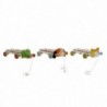 Xylophone DKD Home Decor Métal Bois (27 x 13.6 x 8.5 cm) (3 pcs) - xylophone à prix de gros