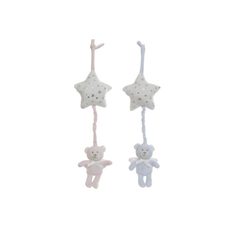 Plush Toy DKD Home Decor Polyester Star Bear Pendant (13 x 6 x 40 cm) (2 Units) - Teddy Bear at wholesale prices