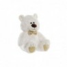 DKD Home Decor Teddy Bear Bow Tie Gold Polyester White Child Bear - Teddy Bear at wholesale prices