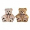Teddy Bear DKD Home Decor Link Beige Brown Polyester Child Bear (2 Units) - Teddy Bear at wholesale prices
