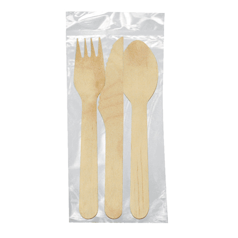 100 Set Fork, Knife, Spoon - Wooden spoon at wholesale prices