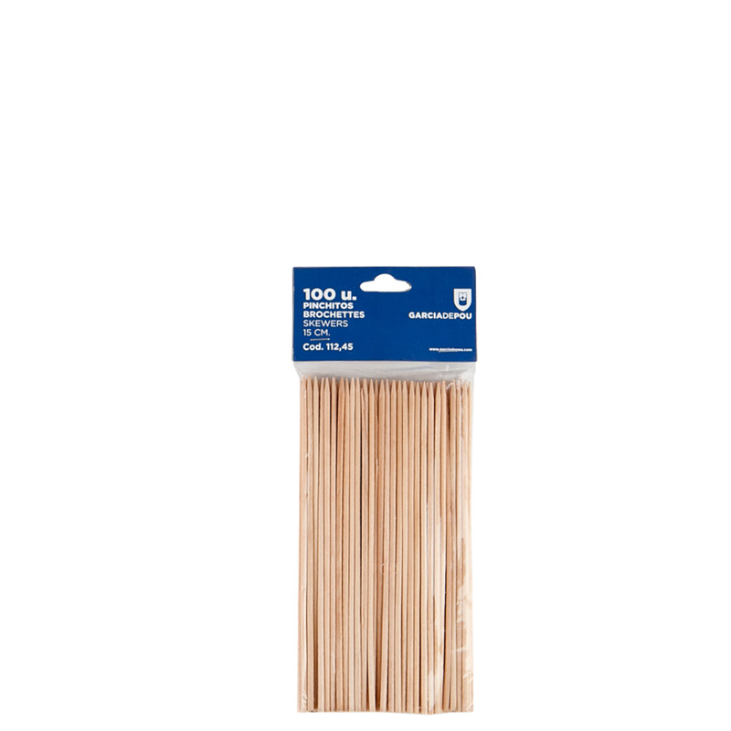 Lot de 100 Piques Brochette à prix de gros - Produit en bois à prix grossiste