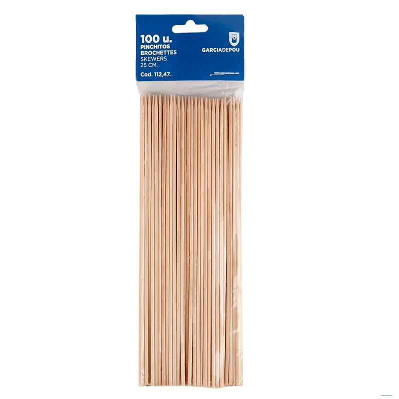 Lot de 100 Piques Brochette - Produit en bois à prix grossiste
