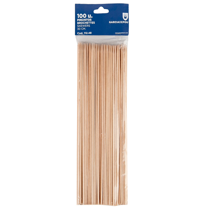 Lot de 100 Piques Brochette à prix grossiste - Produit en bois à prix de gros