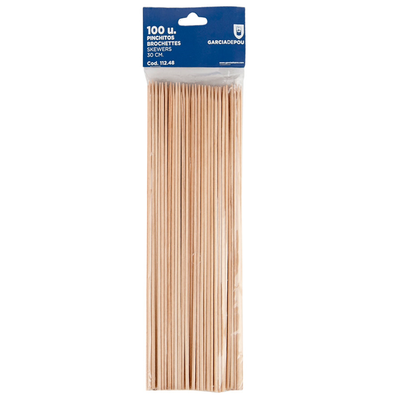 Pack of 100 skewers - Wooden product at wholesale prices