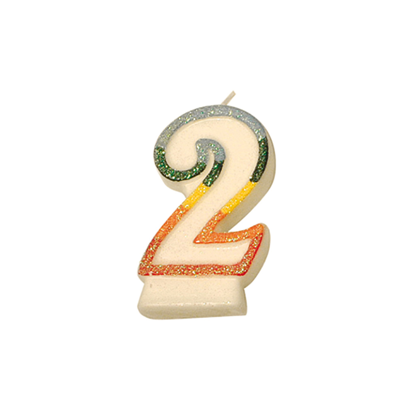 Set of 24 Birthday Candles N.2 Givre - Candle at wholesale prices