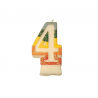 Set of 24 Birthday Candles N.4 Givre - Candle at wholesale prices
