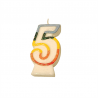 Set of 24 Birthday Candles N.5 Givre - Candle at wholesale prices