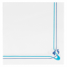 Lot de 1200 Serviettes Ecolabel Bleu Ciel Céleste 18 G/m2 - serviette en papier à prix de gros