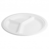 Lot de 800 Assiettes 3 Compart. - assiette à usage unique à prix de gros Lot de 800 Assiettes 3 Compart. - assiette à usage unique à prix de gros