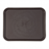 Plateau Fast Food marron 35,5X45,3 Cm - plateau restauration à prix grossiste Plateau Fast Food marron 35,5X45,3 Cm - plateau restauration à prix grossiste