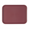 Plateau Fast Food Marron 30,4X41,4 cm - plateau restauration à prix grossiste