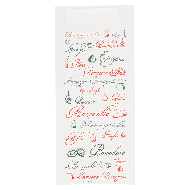 Lot de 250 Sacs Couverts Serviette 90 10Pe G/m2 à prix grossiste - serviette en papier à prix de gros