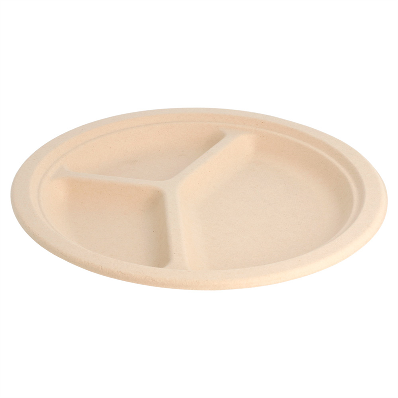 Lot de 800 Assiettes 3 Compart. à prix grossiste - assiette à usage unique à prix de gros
