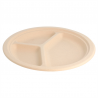 Lot de 800 Assiettes 3 Compart. - assiette à usage unique à prix de gros Lot de 800 Assiettes 3 Compart. - assiette à usage unique à prix de gros