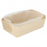 Lot de 300 300 U. Barquettes Bois Moules Siliconés - barquette à prix de gros