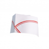 Lot de 100 Calots Ajustables Bateau Franges Rouges - calot à prix de gros Lot de 100 Calots Ajustables Bateau Franges Rouges - calot à prix de gros