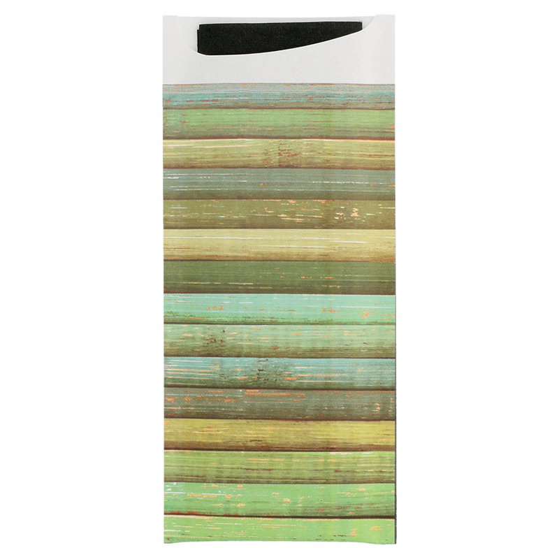 Lot de 250 Sacs Couverts Serviette 90 10Pe G/m2 - serviette en papier à prix de gros