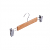 Lot de 48 Cintres Pantalons Avec Pinces - Produit en bois à prix grossiste
