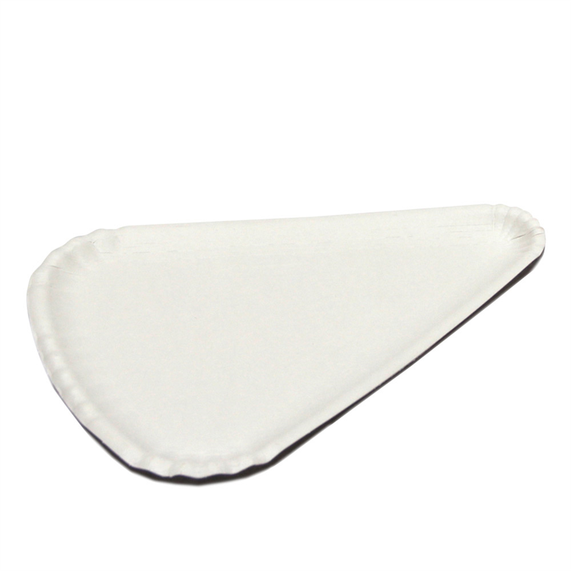Pack of 1000 1/8" Triangular Pizza Plates - single use plate at wholesale prices