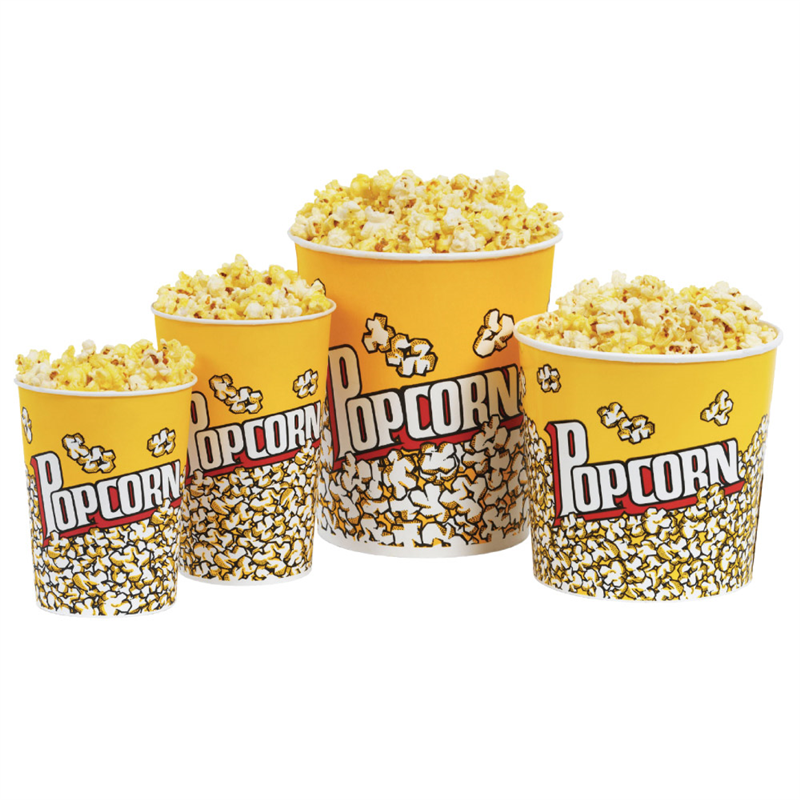 Pack of 500 Pop-Corn Containers 230 20 Pe G/m2 - single-use cup at wholesale prices