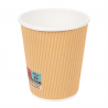 Lot de 1000 Gobelets Boissons Chaudes Double Paroi, Ondulé - Gobelet à prix grossiste Lot de 1000 Gobelets Boissons Chaudes Double Paroi, Ondulé - Gobelet à prix grossiste