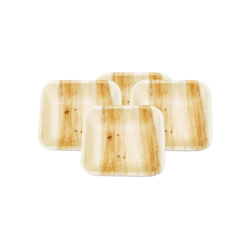 Lot de 200 Assiettes Carrées - assiette à usage unique à prix grossiste