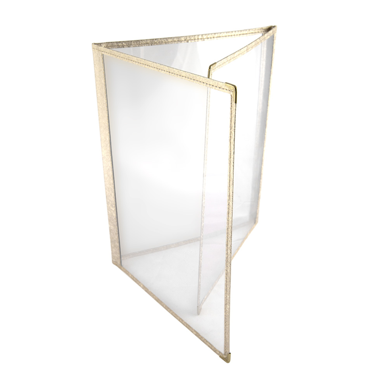 Menu américain Din-A4 3 Corps - Porte-menu à prix de gros