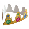 Lot de 100 Couronne Des Rois Mages 275 G/m2 - Accessoire de fête à prix de gros