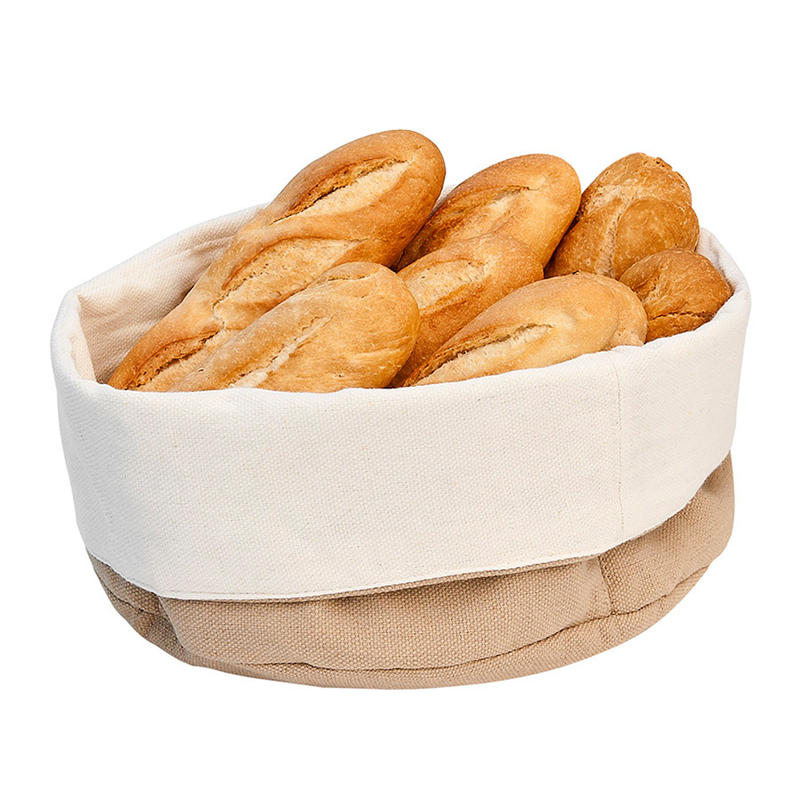 Set of 12 Cream/Brown Bread Baskets - Bread basket at wholesale prices