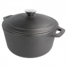 Lot de 2 Cocotte Ronde Avec Couvercle - cocotte à prix grossiste
