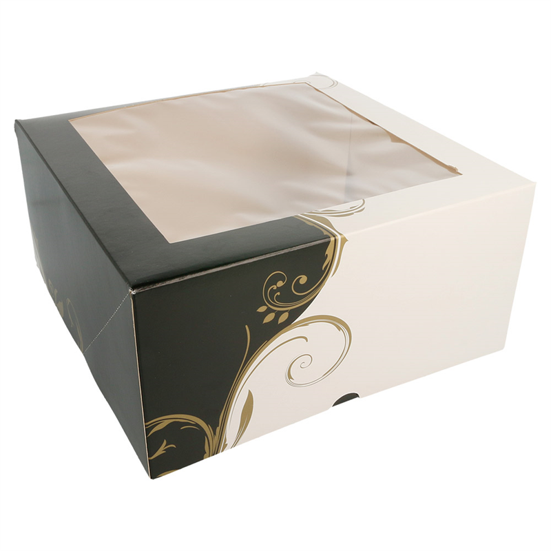 Pack of 50 Pastry Boxes With Window - cardboard box at wholesale prices