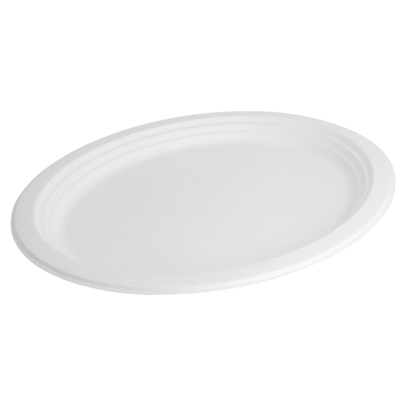 Pack of 500 Oval Plates - single use plate at wholesale prices