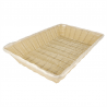 Lot de 12 Corbeilles Similaire Osier Rectangulaires - Corbeille à prix grossiste