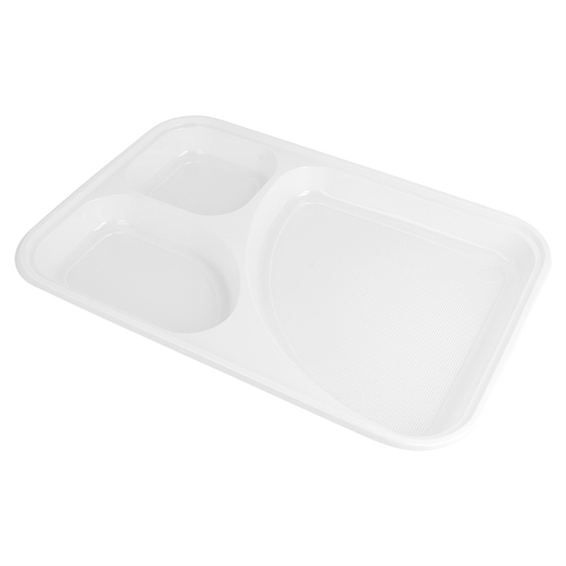 400 Emporter Meal Trays, 3 Comp. - restoration tray at wholesale prices
