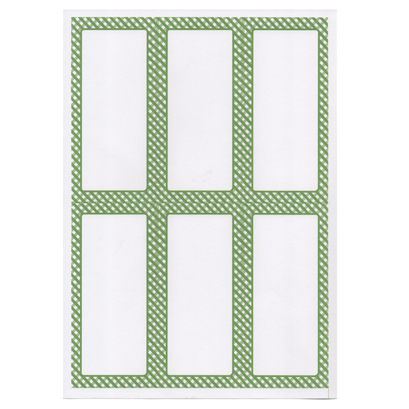 100 U. Din A4 sheets 6 Rectangular labels - adhesive label at wholesale prices