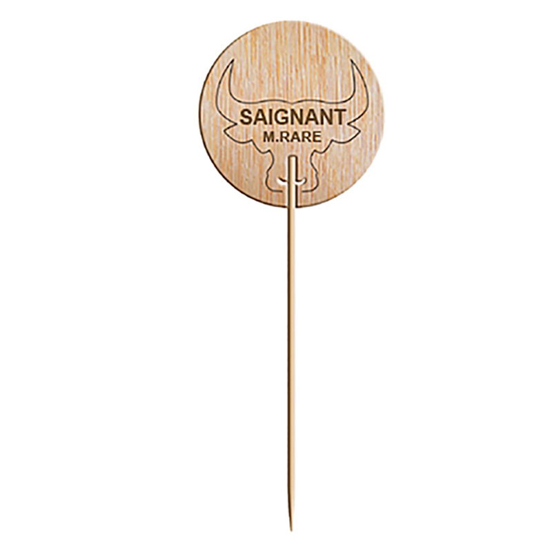 Lot de 100 Steak Marker saignant à prix de gros - Produit en bois à prix grossiste