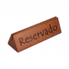 Lot de 10 Plaques reservado/reserved - Produit en bois à prix de gros