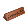 Lot de 10 Plaques reservado/reserved - Produit en bois à prix de gros Lot de 10 Plaques reservado/reserved - Produit en bois à prix de gros