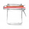 Lot de 24 Pot Fermeture Clip Papier Vichy - Bocal à prix grossiste