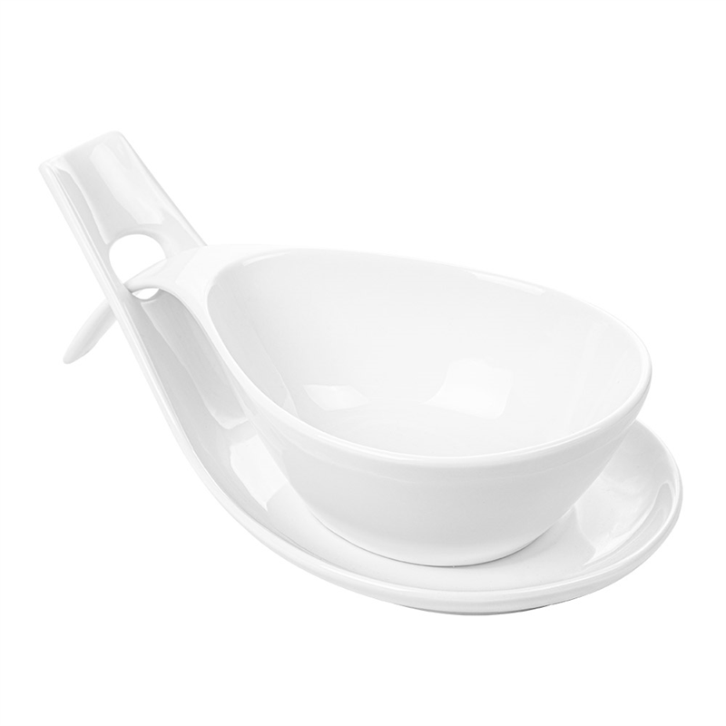 Set of 4 Soup Bowls With Sauce Boat - Bowl at wholesale prices