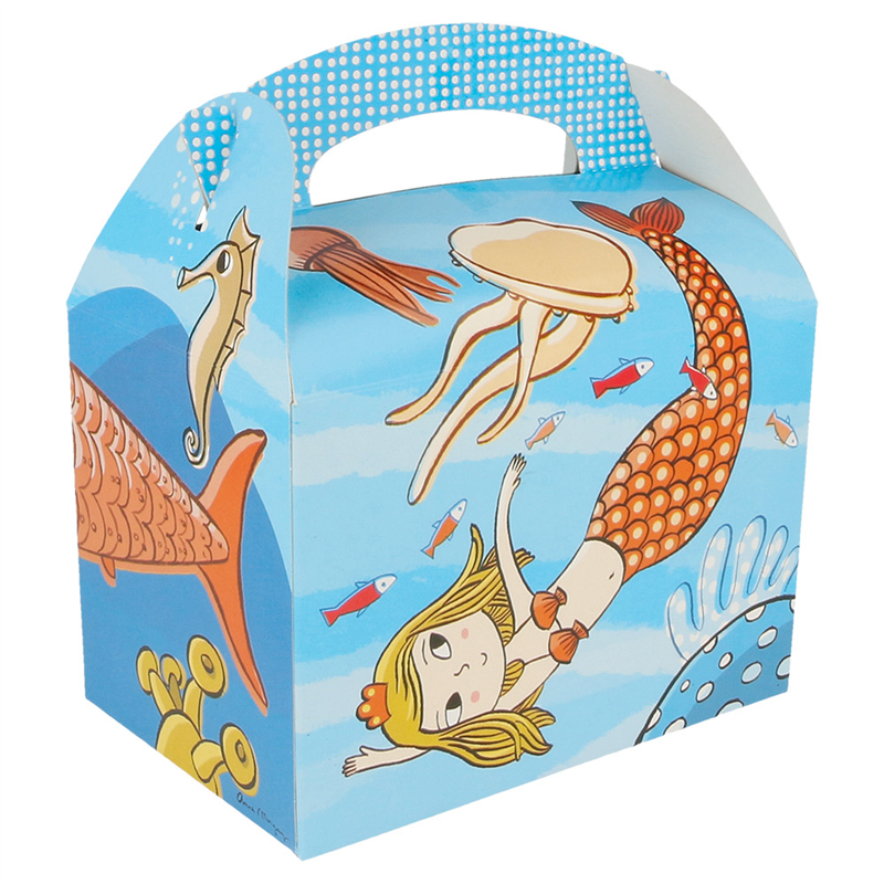 Pack of 300 Children's Menu Boxes Fond De La Mer 320 G/m2 - children's menu box at wholesale prices