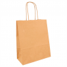 Pack of 250 Sos Bags With Handles 80 G/m2 - Natural bag at wholesale prices